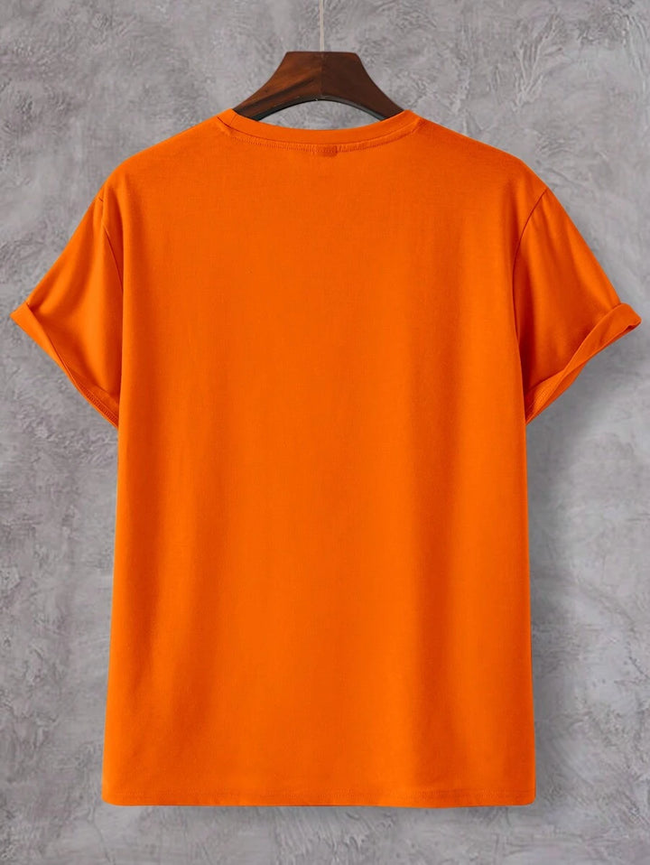 Oranje Heren T-shirt met Leeuwenprint