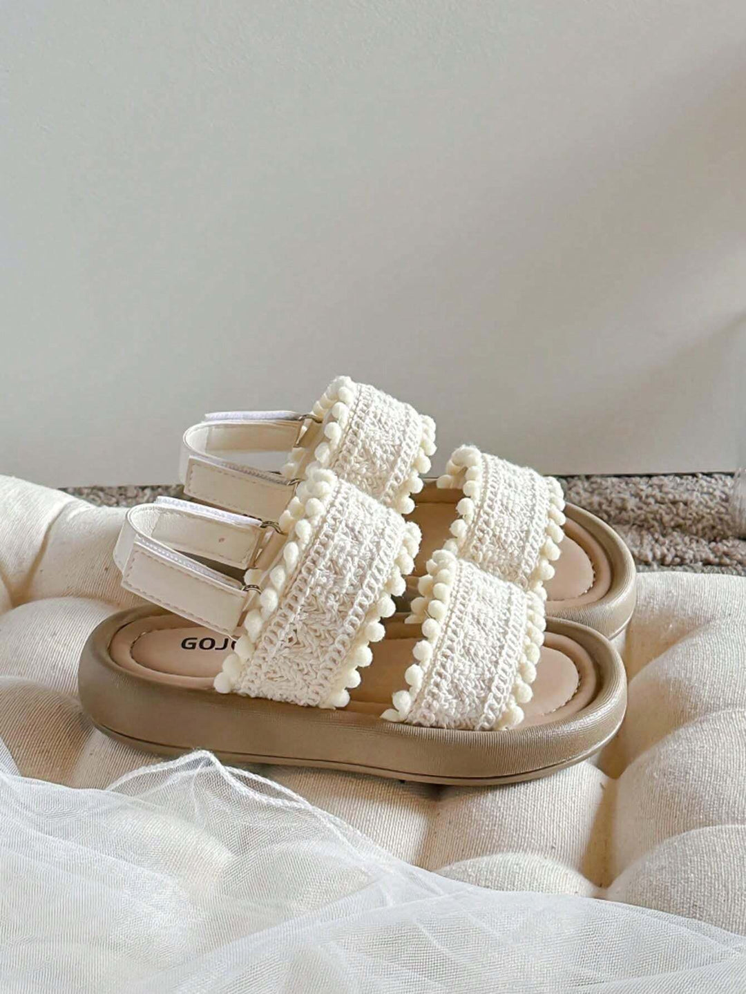 Gevlochten Prinsessensandalen voor Meisjes met Zachte Zool