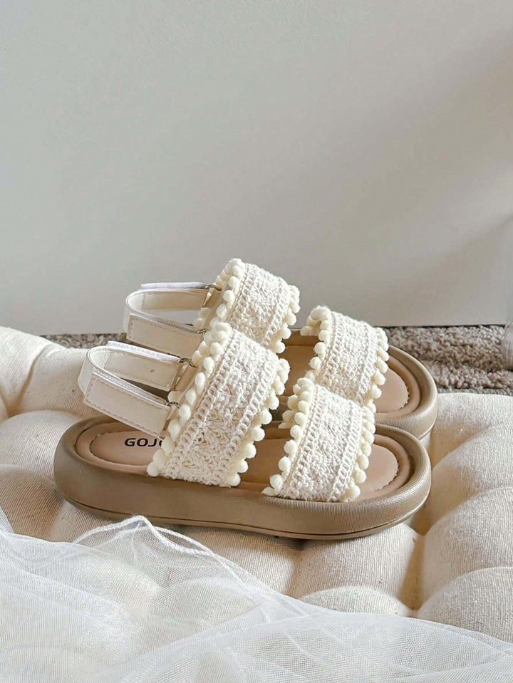 Gevlochten Prinsessensandalen voor Meisjes met Zachte Zool