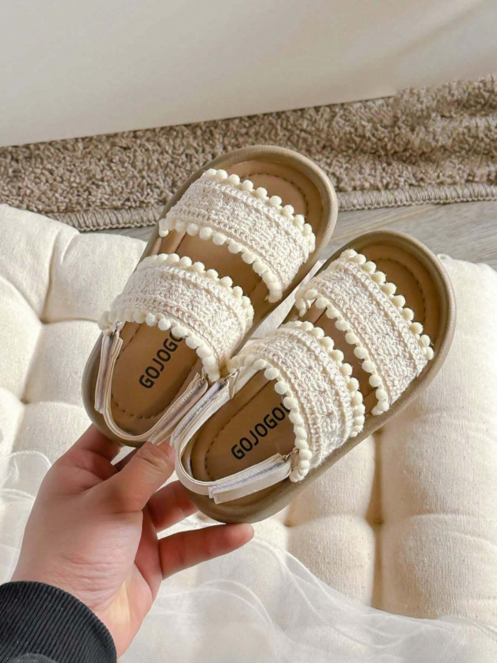 Gevlochten Prinsessensandalen voor Meisjes met Zachte Zool