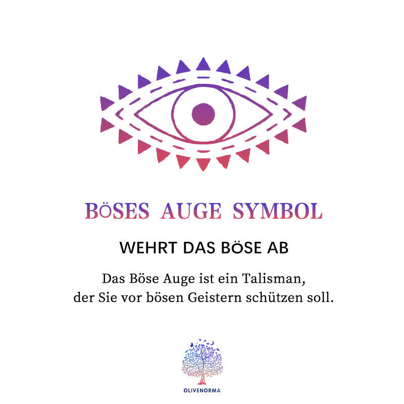 "Je zult altijd beschermd zijn" - Boze oog ketting