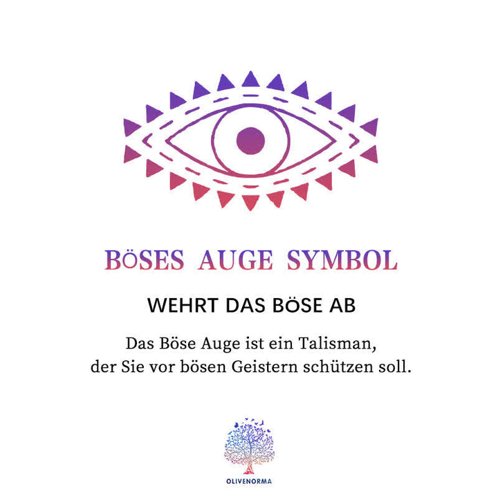 "Je zult altijd beschermd zijn" - Boze oog ketting