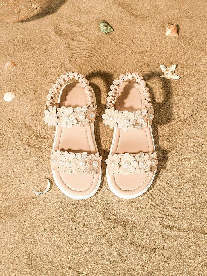 Meisjes Sandalen met Bloemendecor en Zachte Zool