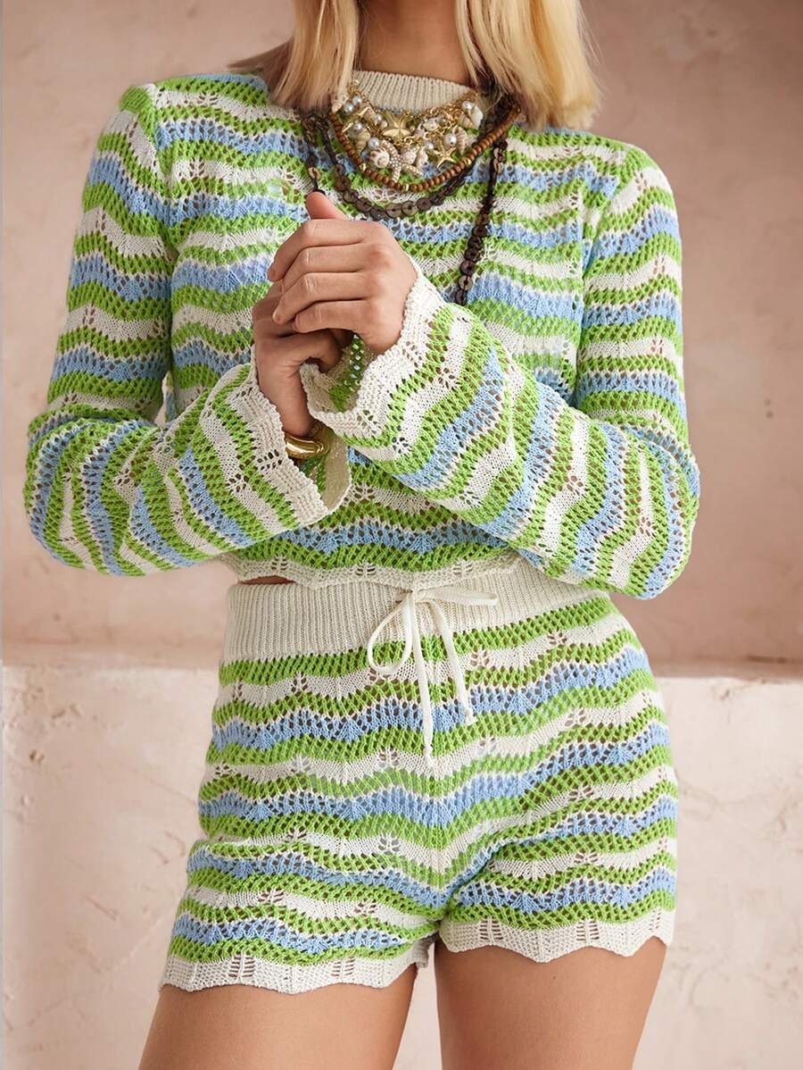 Hollow Out Top & Short als Cover-Up