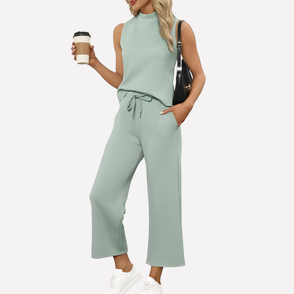 Vrouwen Twee‑delige Lounge Set – Comfort en Stijl voor Thuis