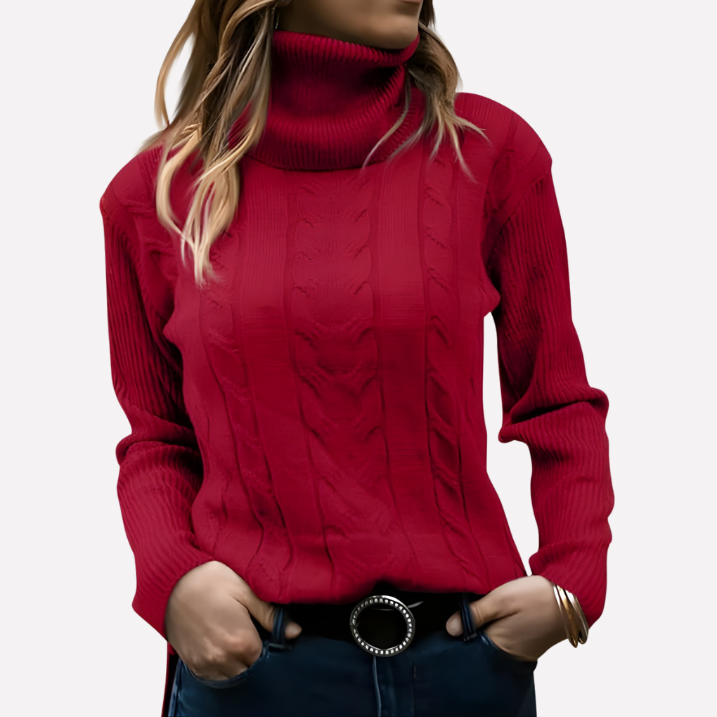 Vrouwen Turtleneck Pullover – Relaxed Everyday Style