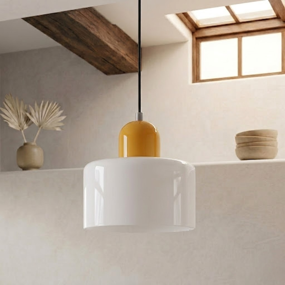 Ringhanglamp met uitgebreid halo-ontwerp