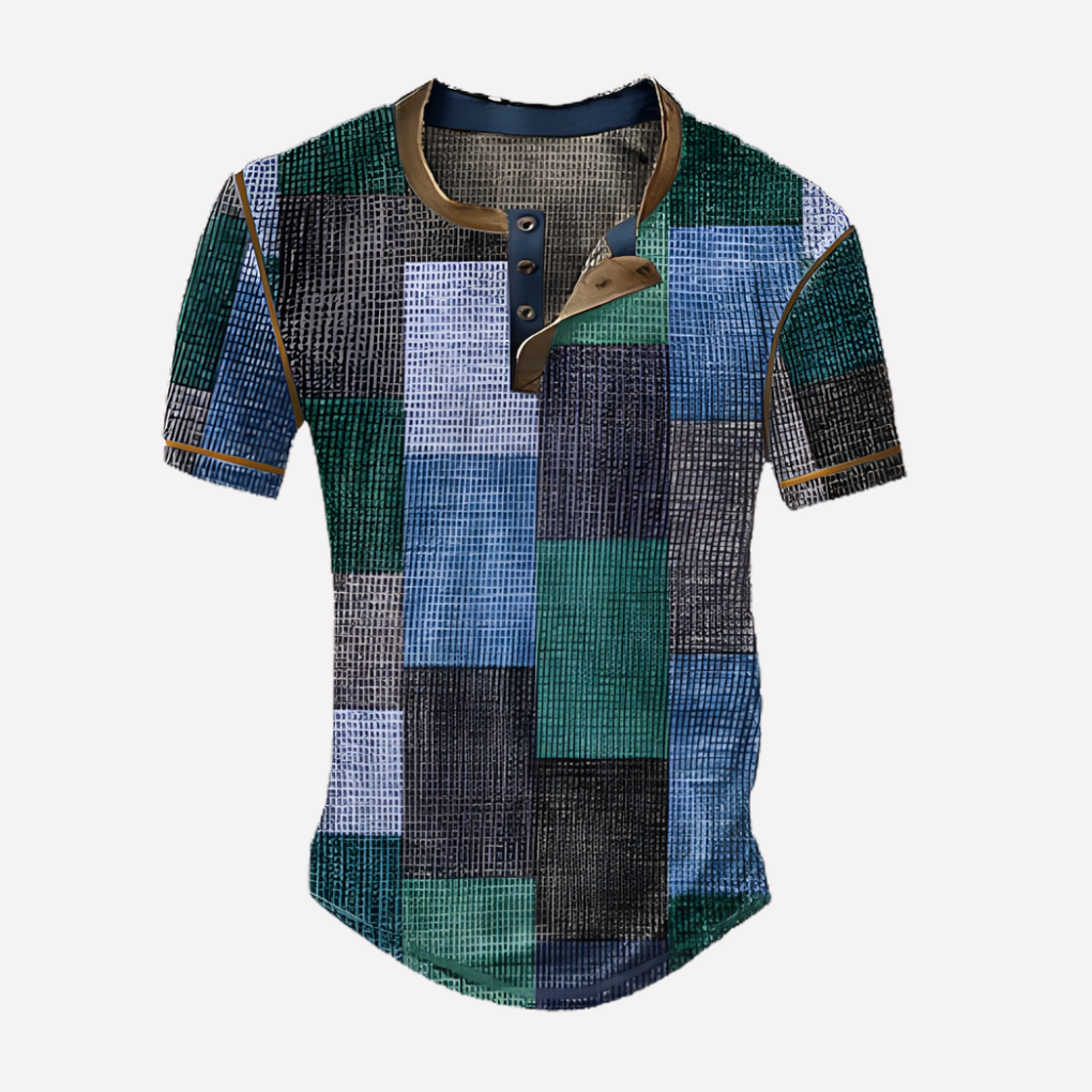 Heren Waffle Breisel Casual T-shirt