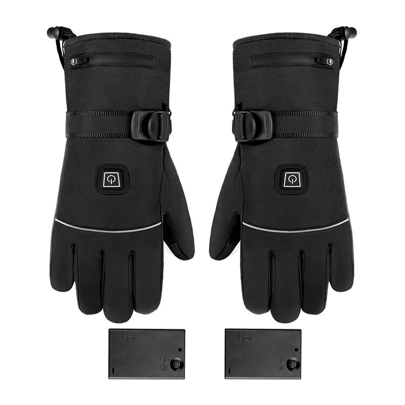 Elektrisch verwarmde handschoenen waterdicht thermische buitenkleding
