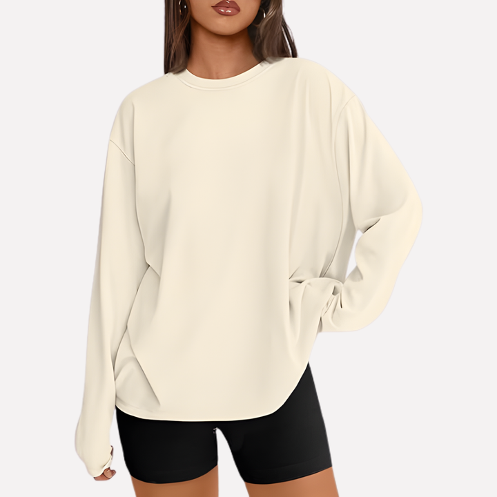 Vrouwen Oversized Lange Mouwen Shirt