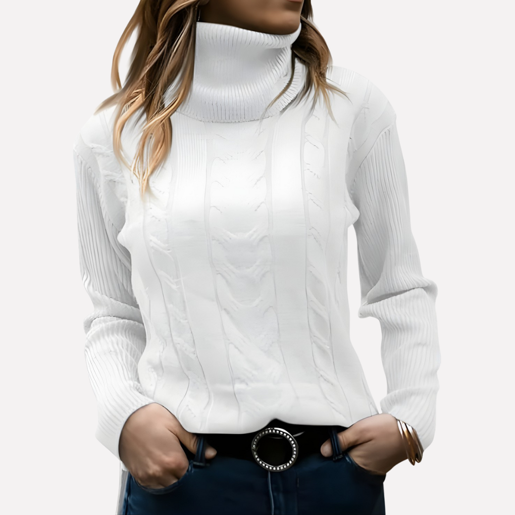 Vrouwen Turtleneck Pullover – Relaxed Everyday Style