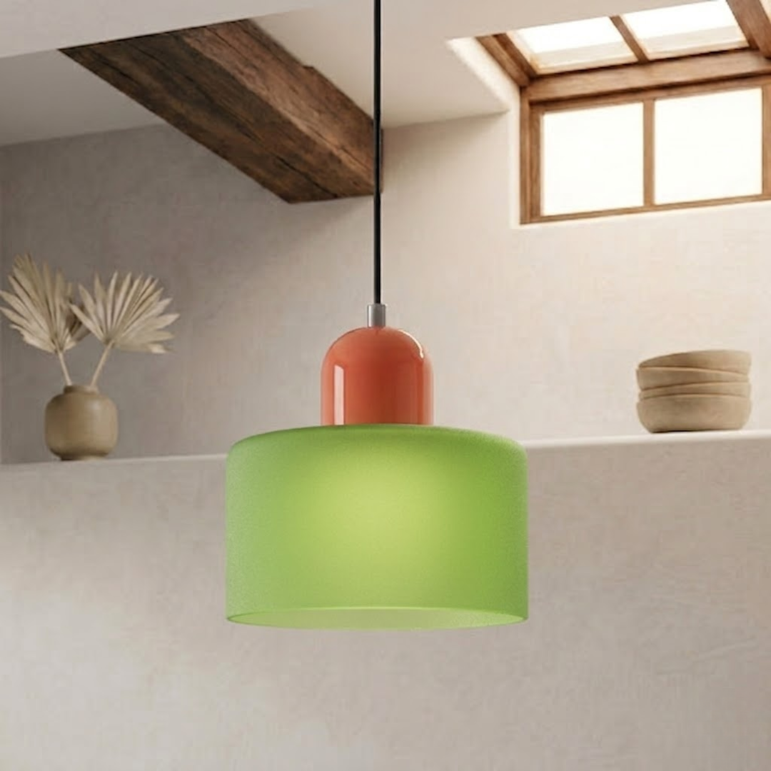 Ringhanglamp met uitgebreid halo-ontwerp