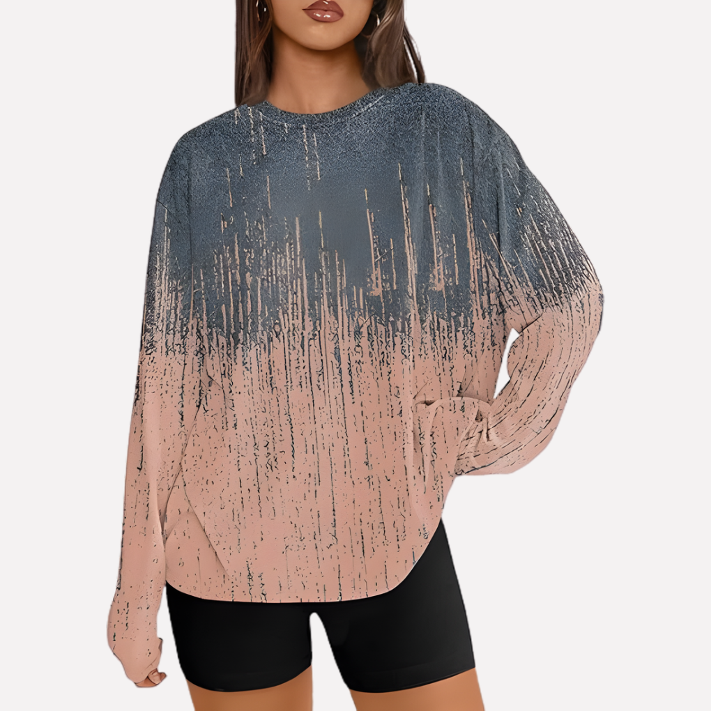Vrouwen Oversized Lange Mouwen Shirt