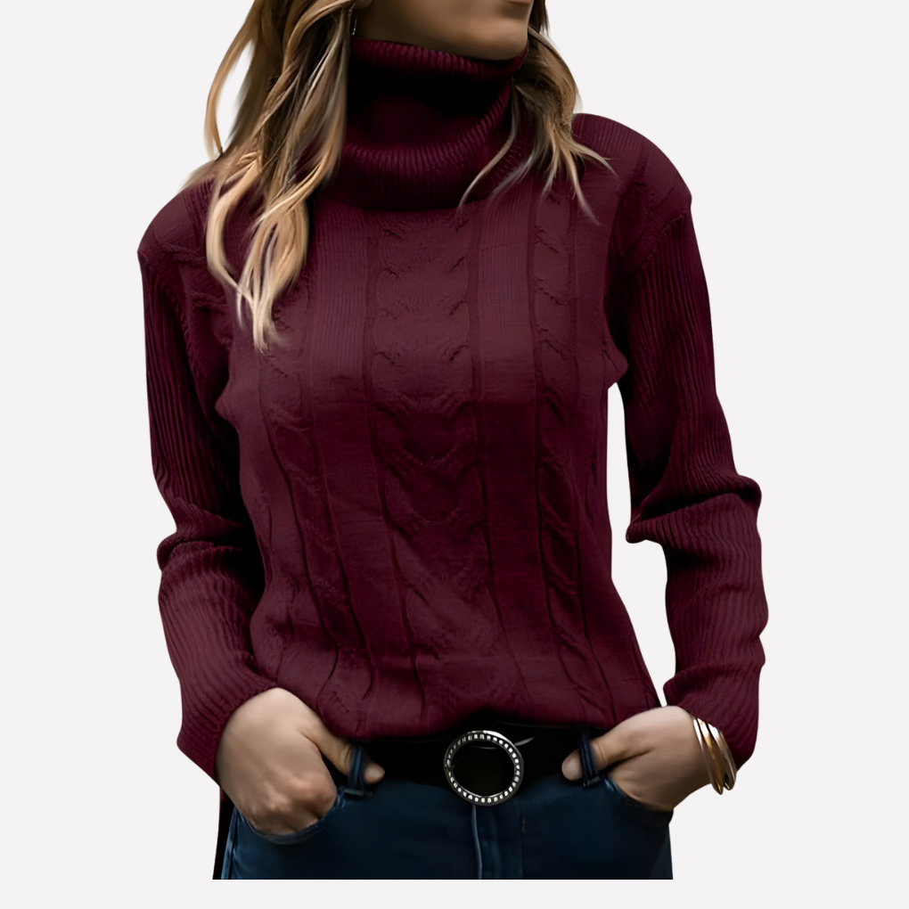 Vrouwen Turtleneck Pullover – Relaxed Everyday Style