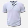 T-Shirt Voor Heren met knoopsluiting