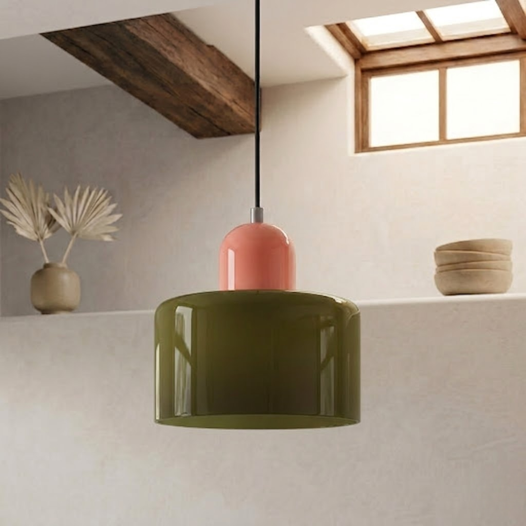 Ringhanglamp met uitgebreid halo-ontwerp