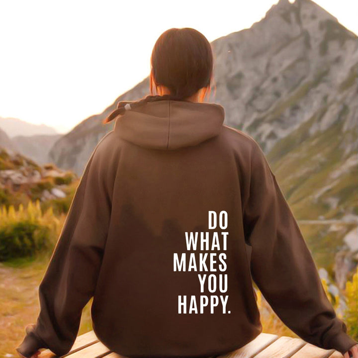 Vrouwen Geprinte Hoodie – Casual Pullover met Moderne Straatstijl