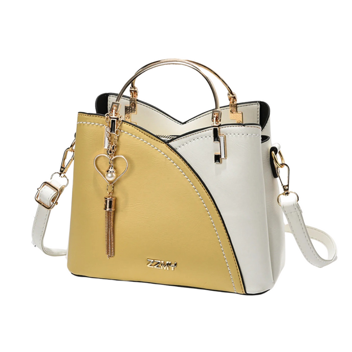 Alira – Vintage Handtas met Patchwork Design en Luxe Afwerking