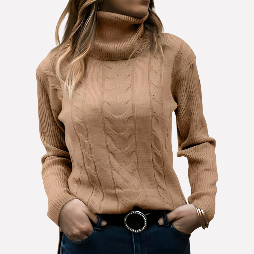 Vrouwen Turtleneck Pullover – Relaxed Everyday Style