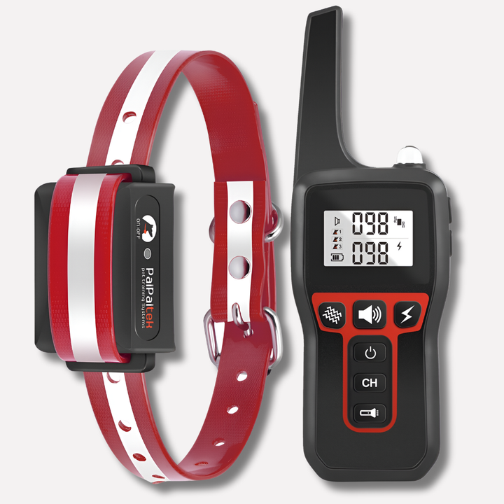 1000 m waterdichte hondenhalsband, oplaadbaar, met afstandsbediening