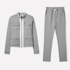 Dames Zip Jacket & Broek Set – Contrast Trim Stijl