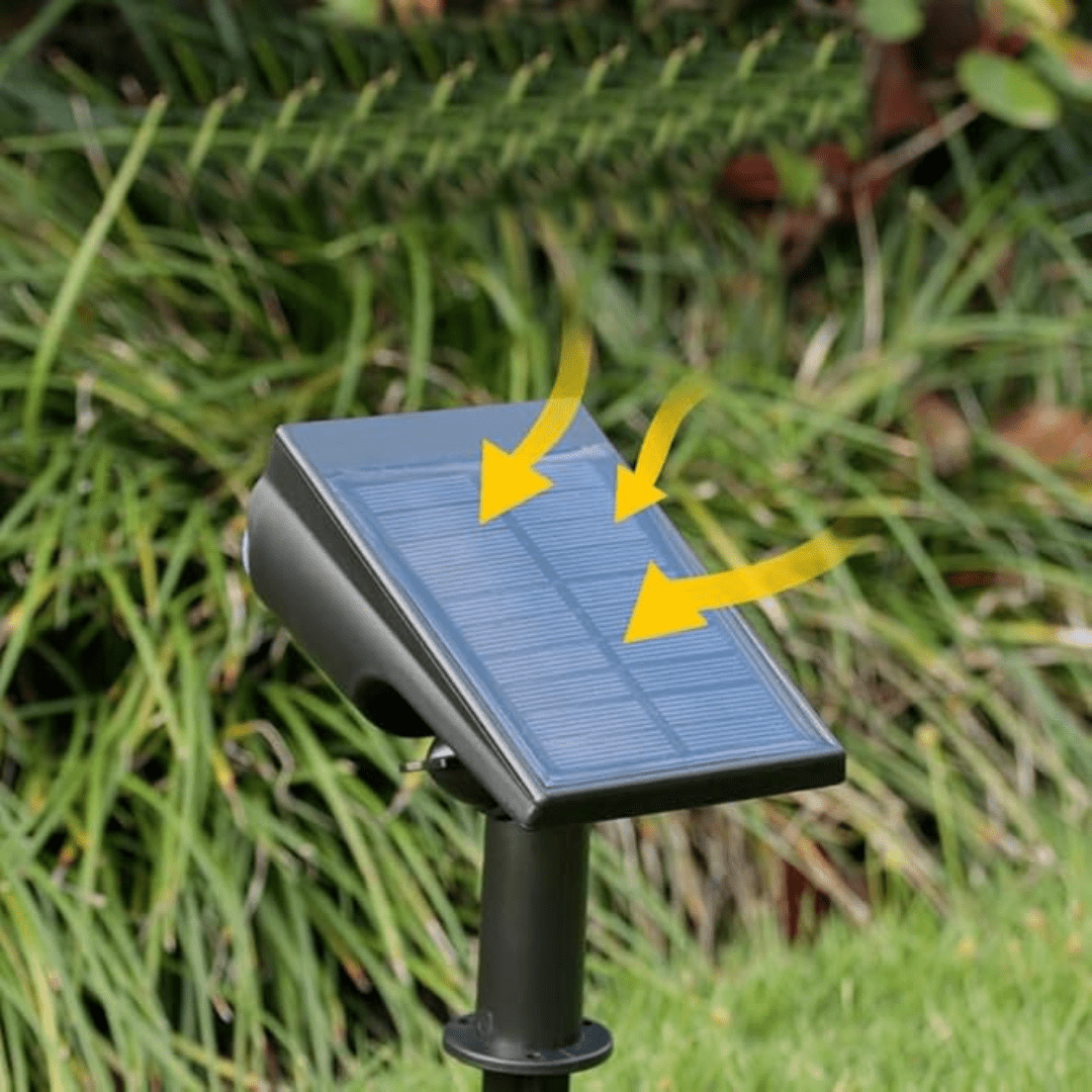 Stijlvolle waterdichte solar-tuinlamp