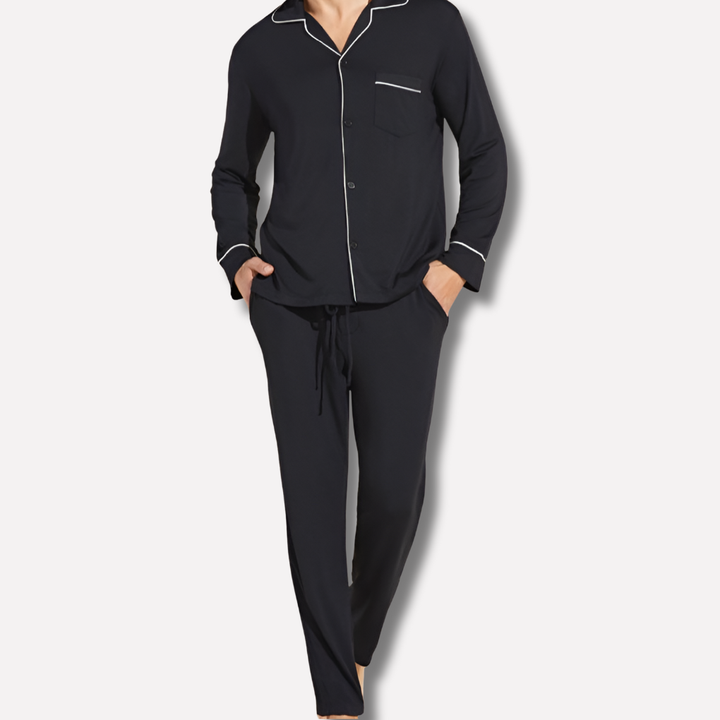 Comfortabele katoenen pyjama voor heren