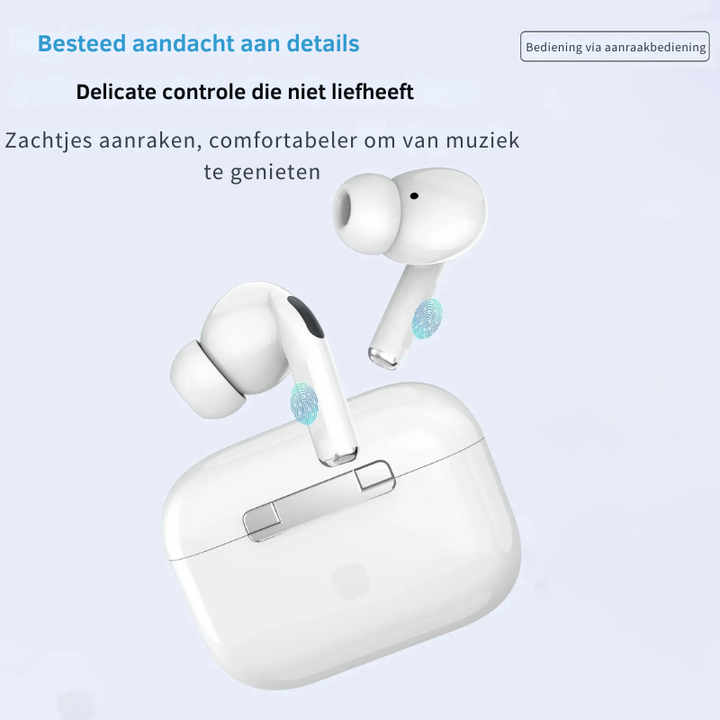 AirTide Pro – Draadloze Bluetooth Sportoordopjes met Noise Cancelling
