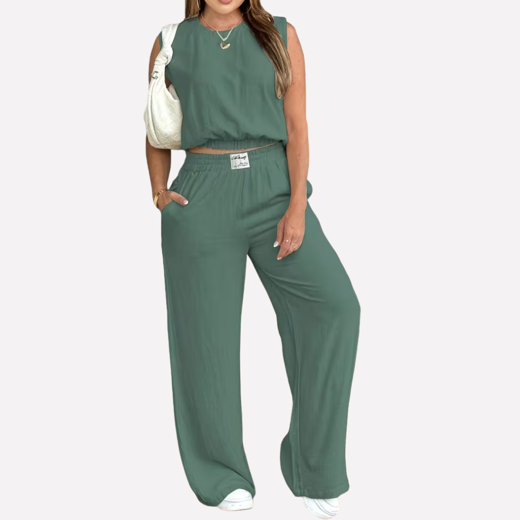 Dames tweedelige alledaagse outfit