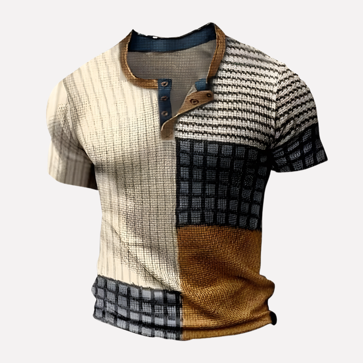 Heren Waffle Breisel Casual T-shirt