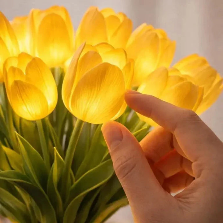 Gezellige led-bloemenlamp voor warm, sfeervol licht