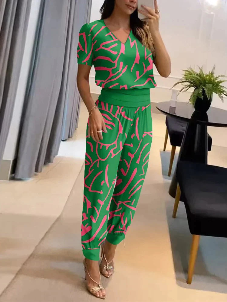 Top & broek set dames - Voor de lente en de zomer