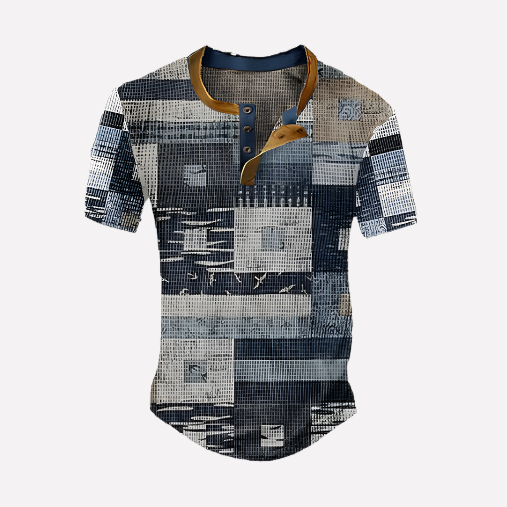 Heren Waffle Breisel Casual T-shirt