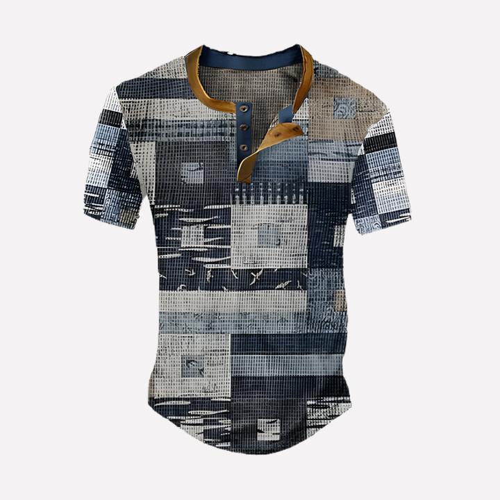 Heren Waffle Breisel Casual T-shirt