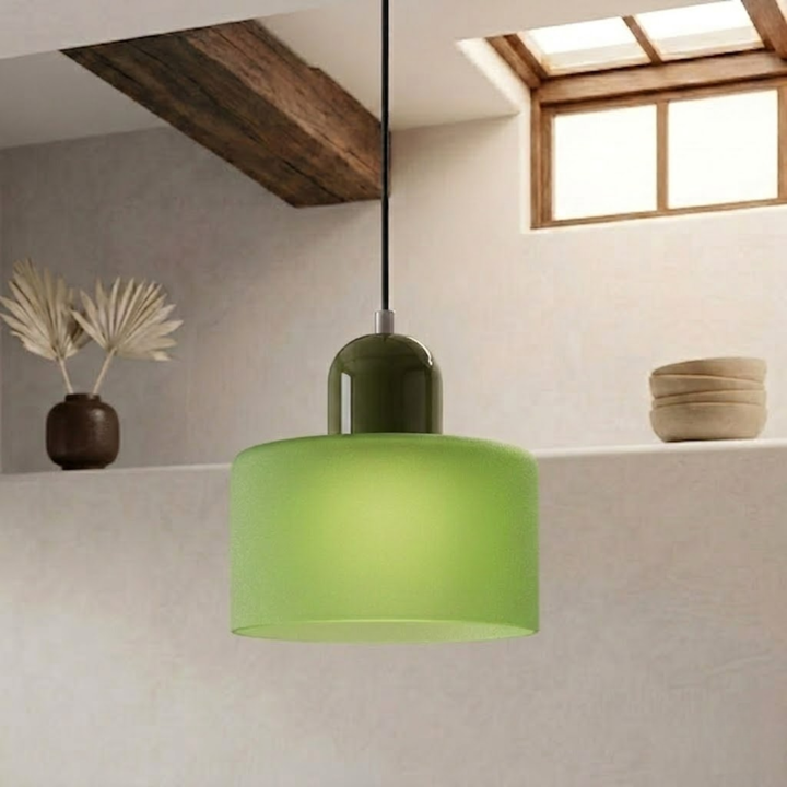 Ringhanglamp met uitgebreid halo-ontwerp