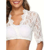 Korte Blouse met Jacquard Structuur voor Dames