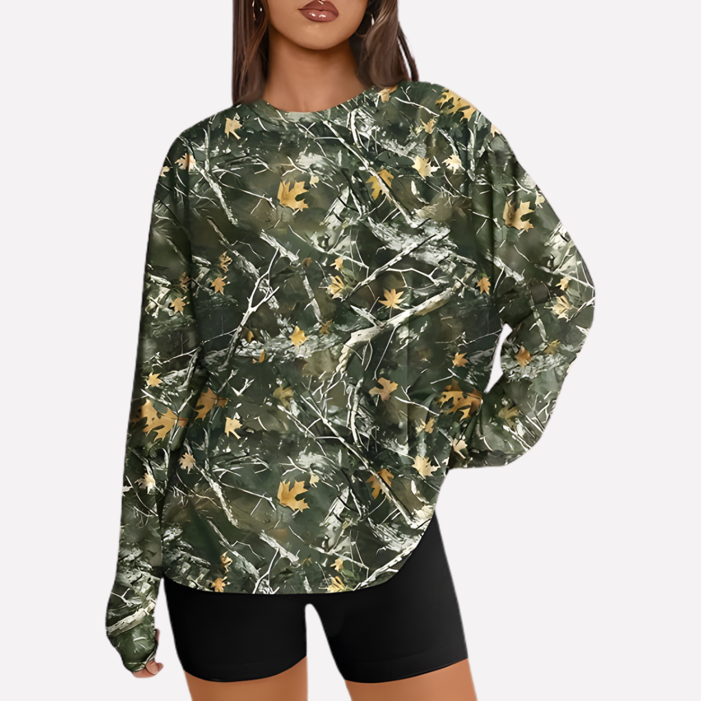 Vrouwen Oversized Lange Mouwen Shirt