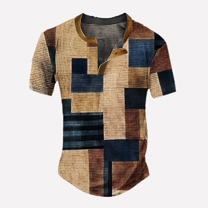 Heren Waffle Breisel Casual T-shirt