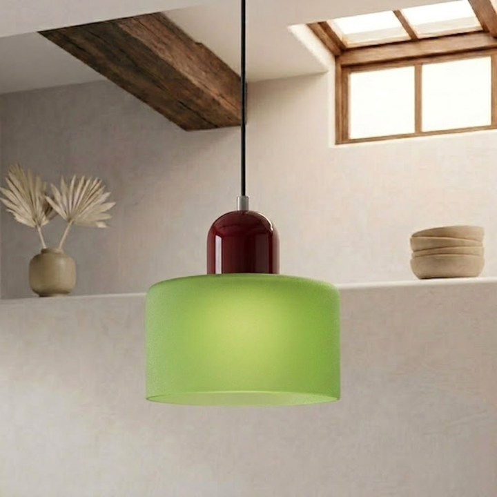 Ringhanglamp met uitgebreid halo-ontwerp