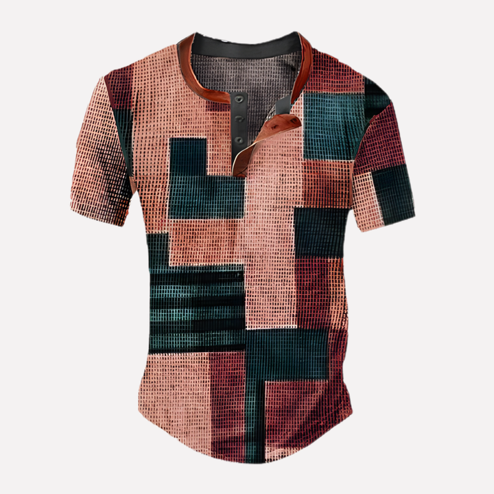 Heren Waffle Breisel Casual T-shirt
