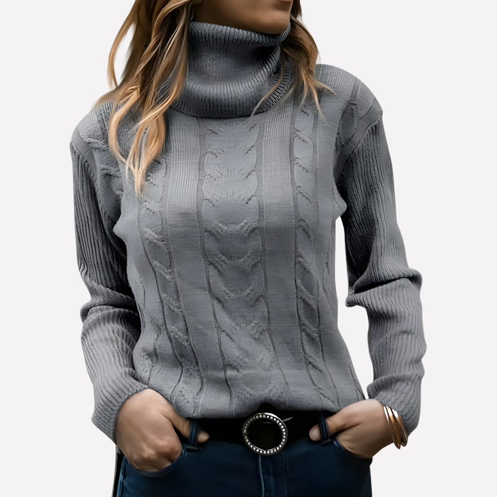 Vrouwen Turtleneck Pullover – Relaxed Everyday Style