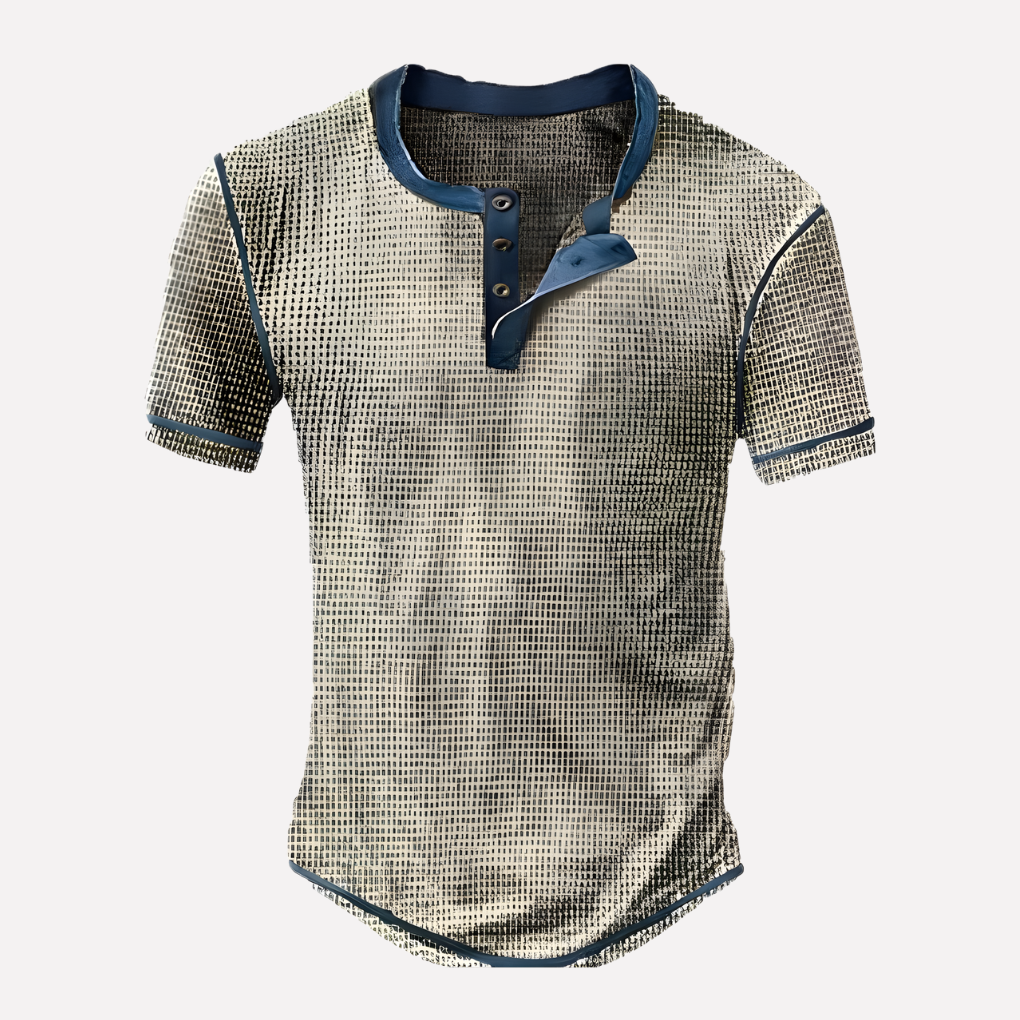 Heren Waffle Breisel Casual T-shirt