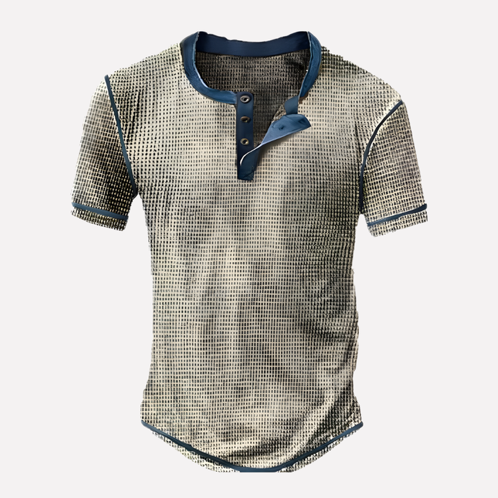 Heren Waffle Breisel Casual T-shirt