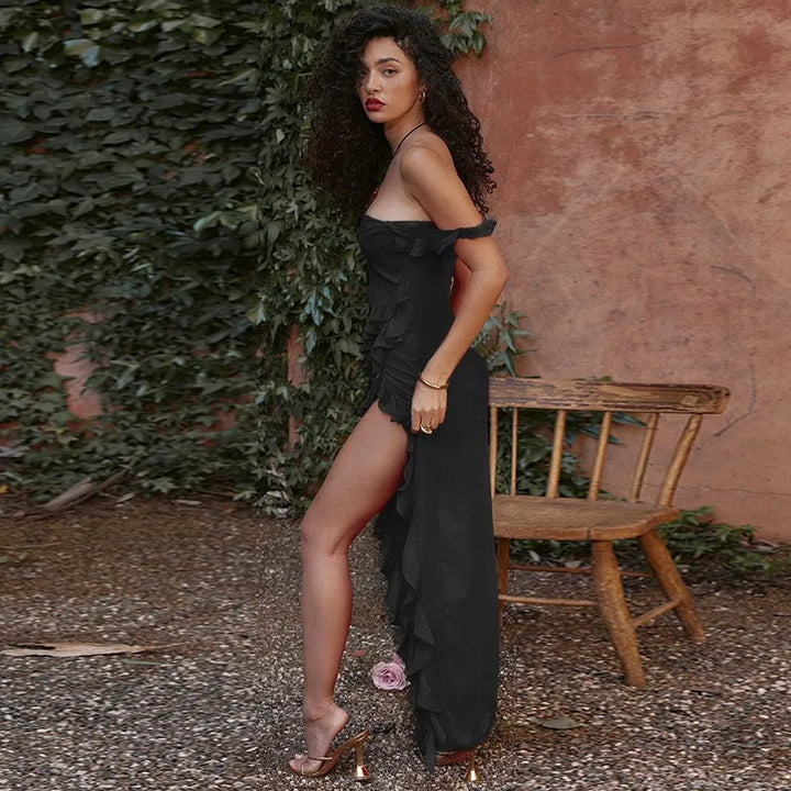 Zomerse Jurk met Stringy Selvedge en Europese Flair