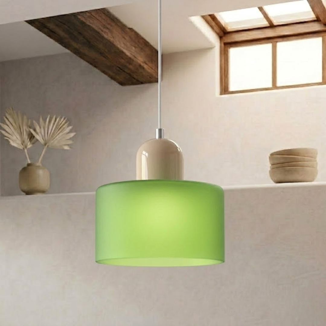 Ringhanglamp met uitgebreid halo-ontwerp
