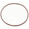 Unisex gevlochten ketting van rood koper