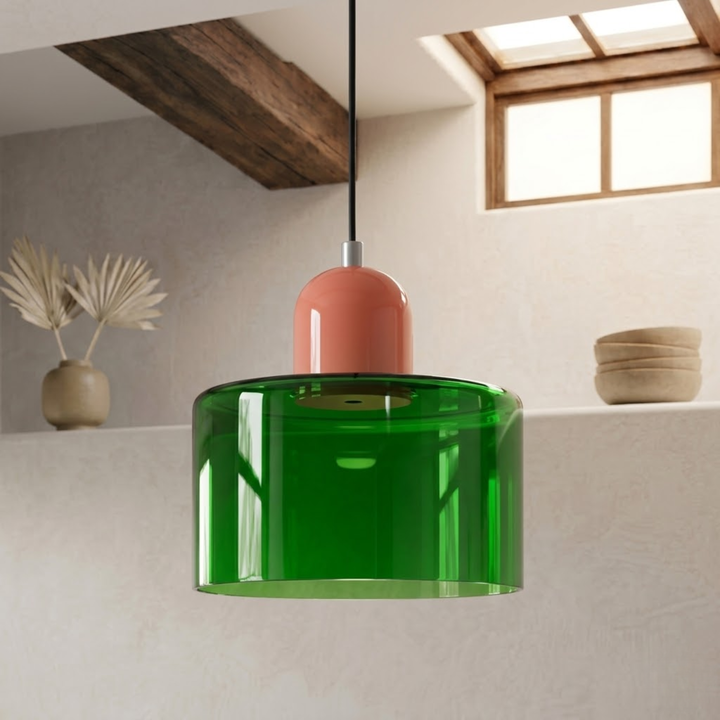 Ringhanglamp met uitgebreid halo-ontwerp