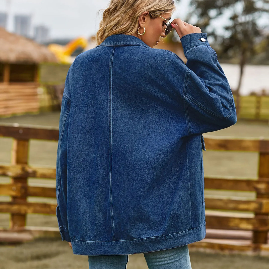 DenimCharm – Klassiek Vintage Denim Jack voor Dames