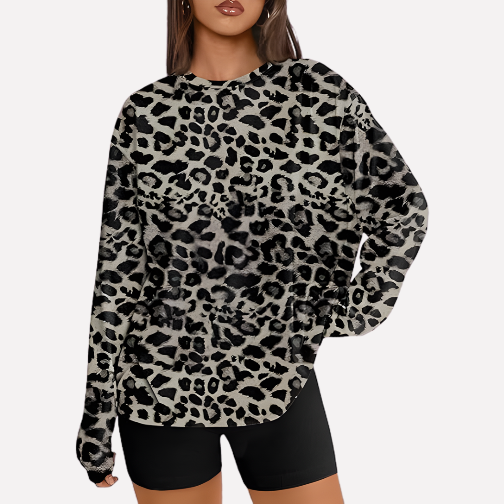 Vrouwen Oversized Lange Mouwen Shirt