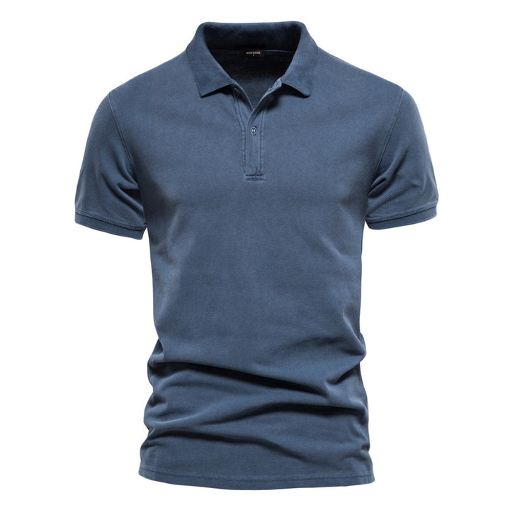Summer Men's Cotton Short Sleeved T-shirt